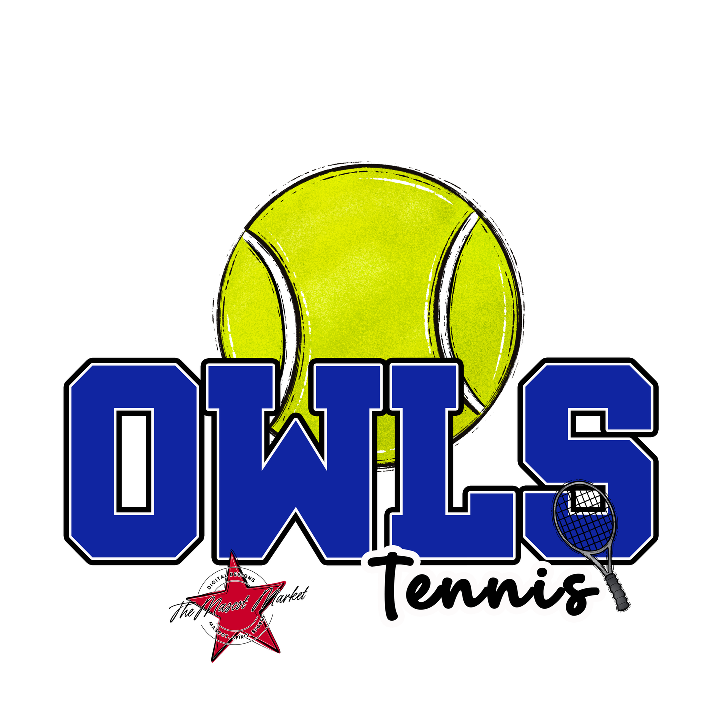 Owls Varsity Tennis-Royal Blue
