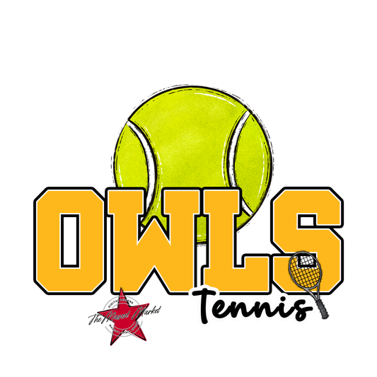 Owls Varsity Tennis-Yellow
