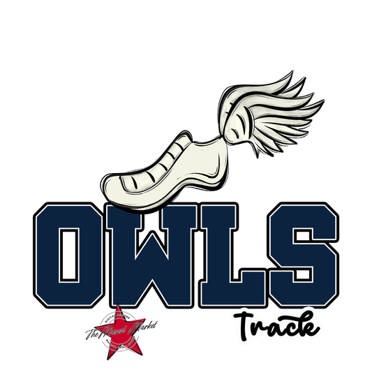 Owls Varsity Track-Navy
