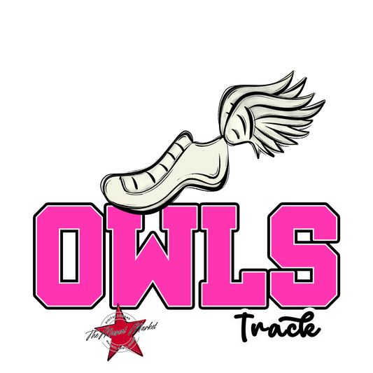 Owls Varsity Track-Pink
