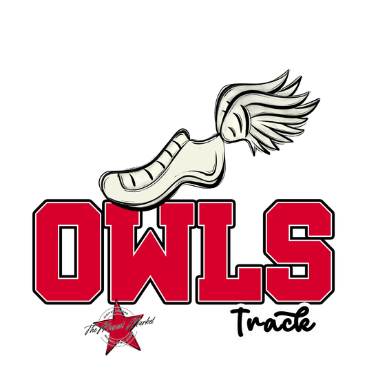 Owls Varsity Track-Red