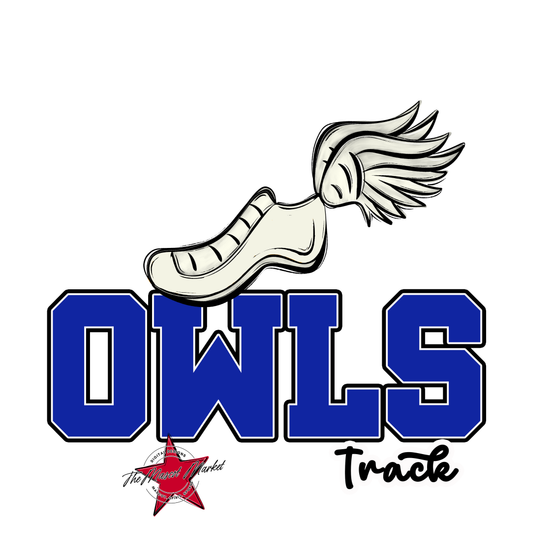 Owls Varsity Track-Royal Blue