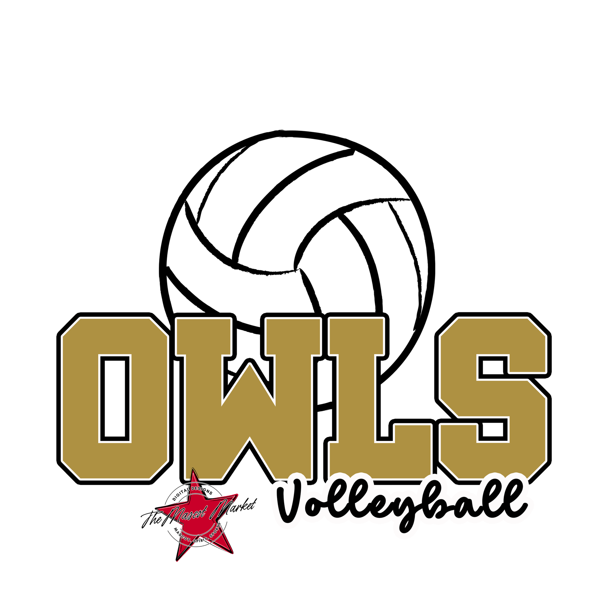 Owls Varsity Volleyball-Gold