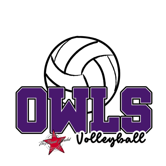Owls Varsity Volleyball-Purple