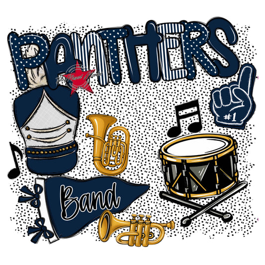 Panthers Band Spirit-Navy