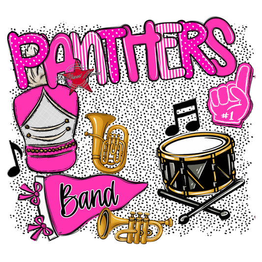 Panthers Band Spirit-Pink