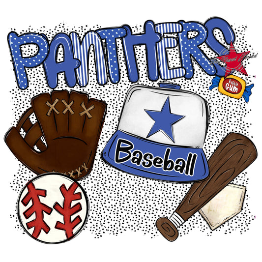 Panthers Baseball Spirit-Off Blue