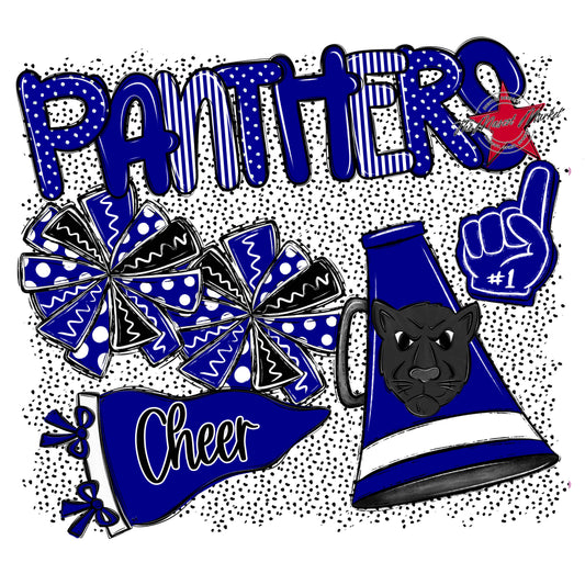 Panthers Cheer Spirit-Blue