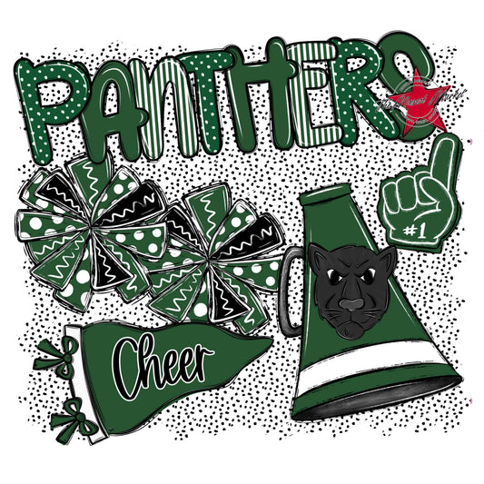 Panthers Cheer Spirit-Green