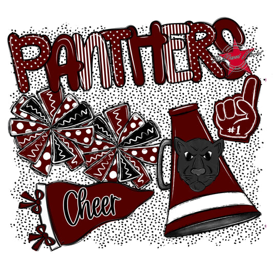Panthers Cheer Spirit-Maroon