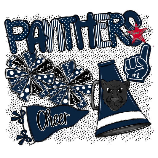 Panthers Cheer Spirit-Navy