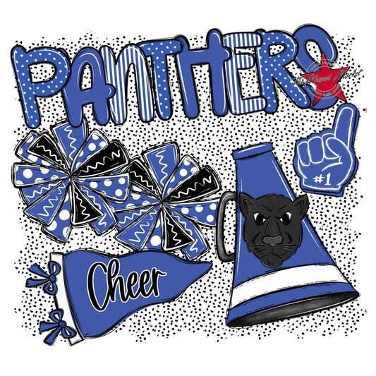 Panthers Cheer Spirit-Off Blue