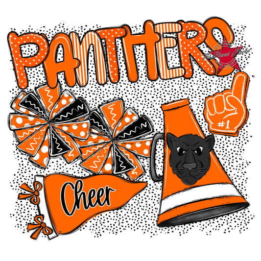 Panthers Cheer Spirit-Orange