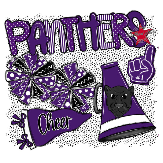 Panthers Cheer Spirit-Purple