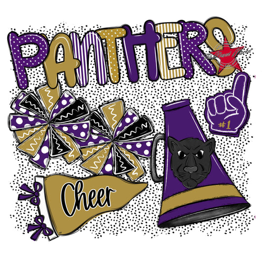 Panthers Cheer Spirit-Purple & Gold