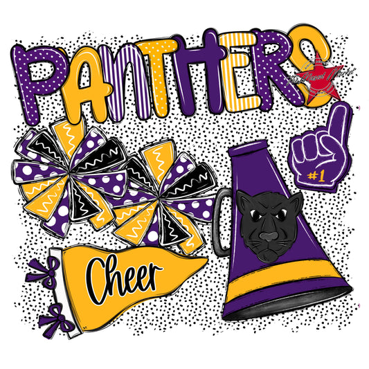 Panthers Cheer Spirit-Purple & Yellow