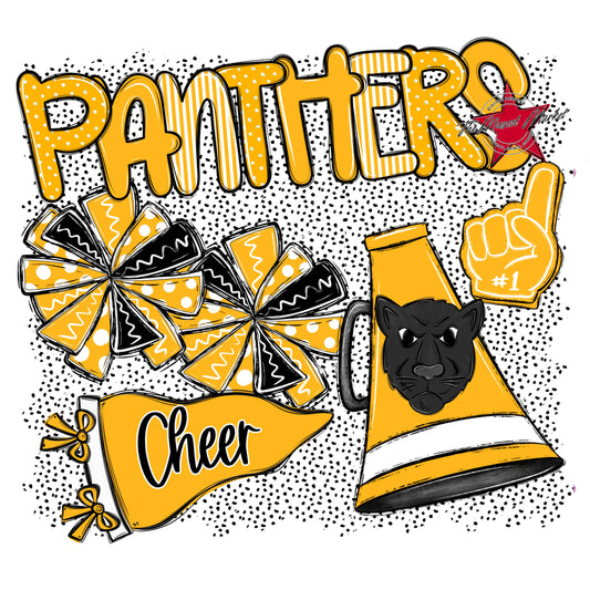 Panthers Cheer Spirit-Yellow