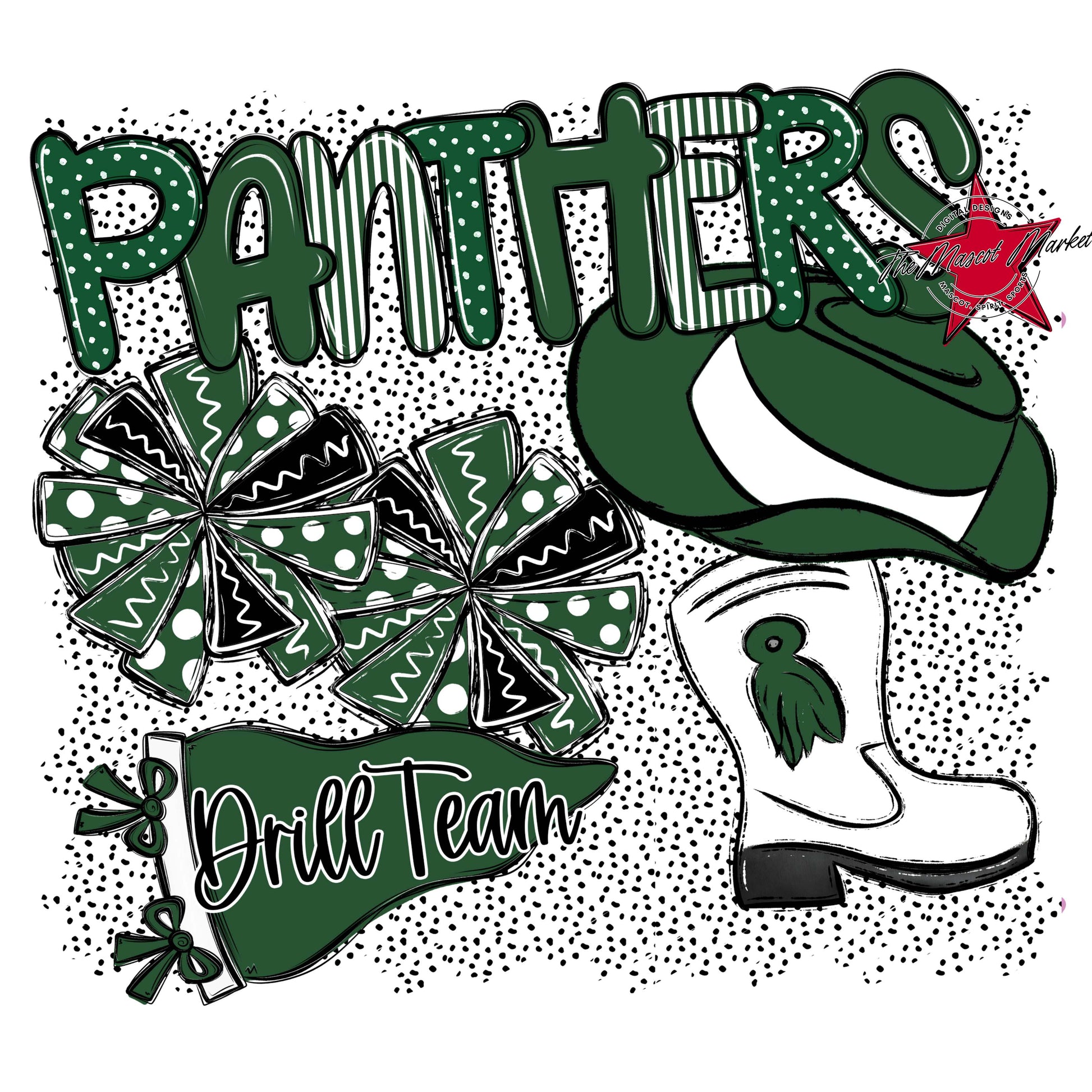 Panthers Drillteam Spirit-Green