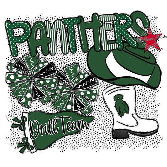 Panthers Drillteam Spirit-Green