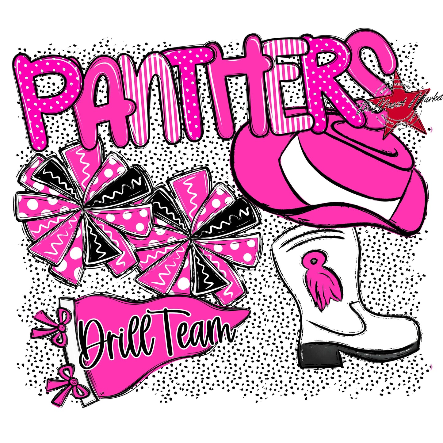 Panthers Drillteam Spirit-Pink