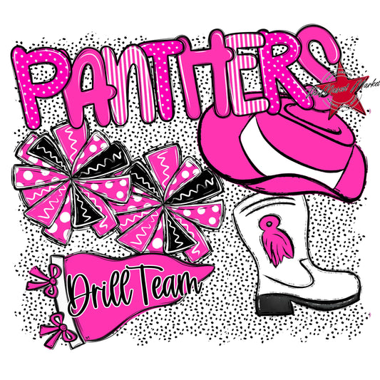 Panthers Drillteam Spirit-Pink