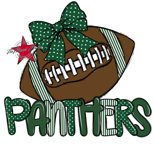Panthers Football Spirit Design-Green