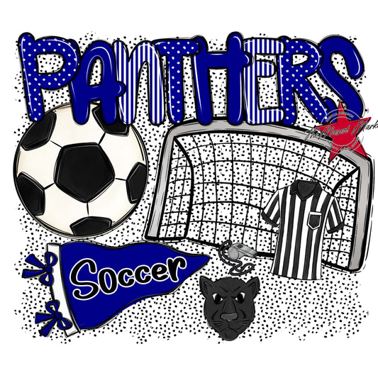 Panthers Soccer Spirit-Blue