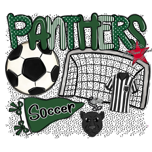 Panthers Soccer Spirit-Green