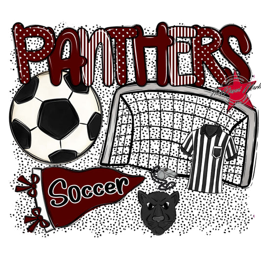 Panthers Soccer Spirit-Maroon