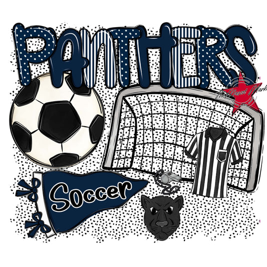 Panthers Soccer Spirit-Navy