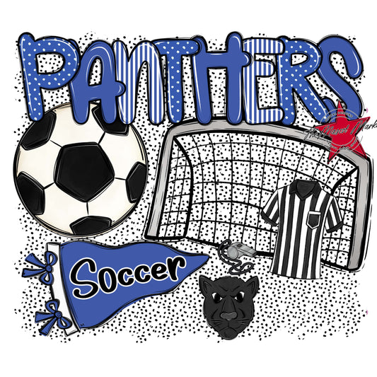 Panthers Soccer Spirit-Off Blue