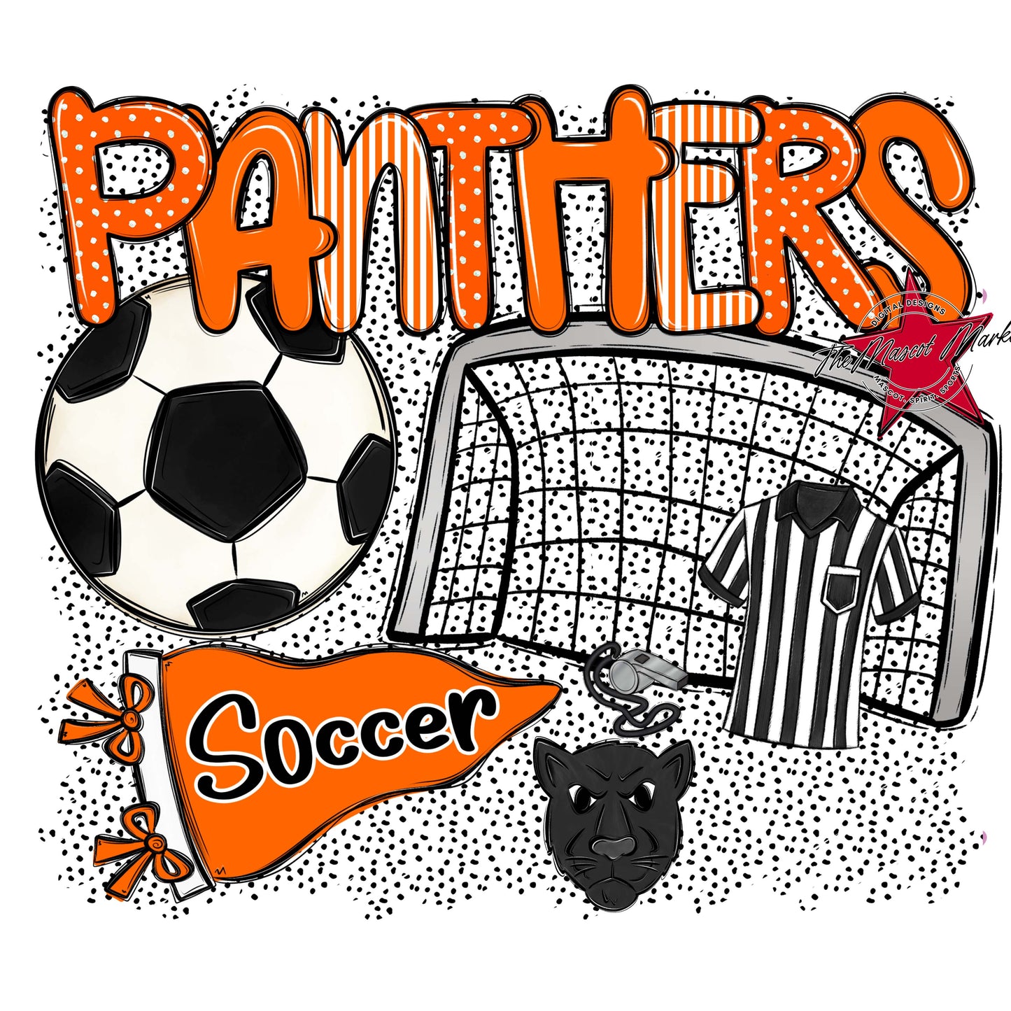 Panthers Soccer Spirit-Orange