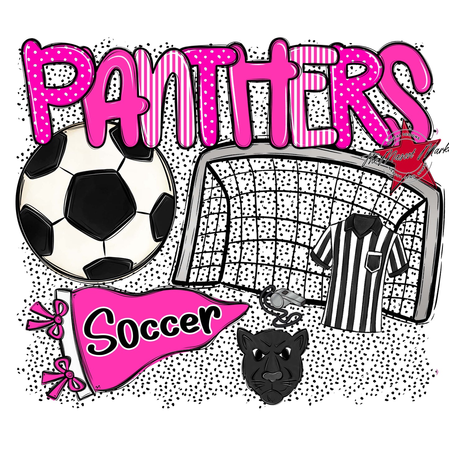 Panthers Soccer Spirit-Pink