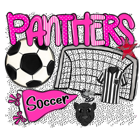 Panthers Soccer Spirit-Pink