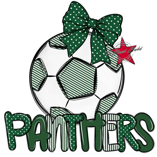 Panthers Soccer Spirit Design-Green