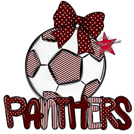 Panthers Soccer Spirit Design-Maroon