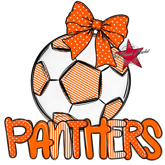 Panthers Soccer Spirit Design-Orange
