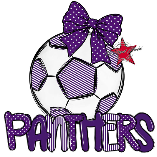 Panthers Soccer Spirit Design-Purple