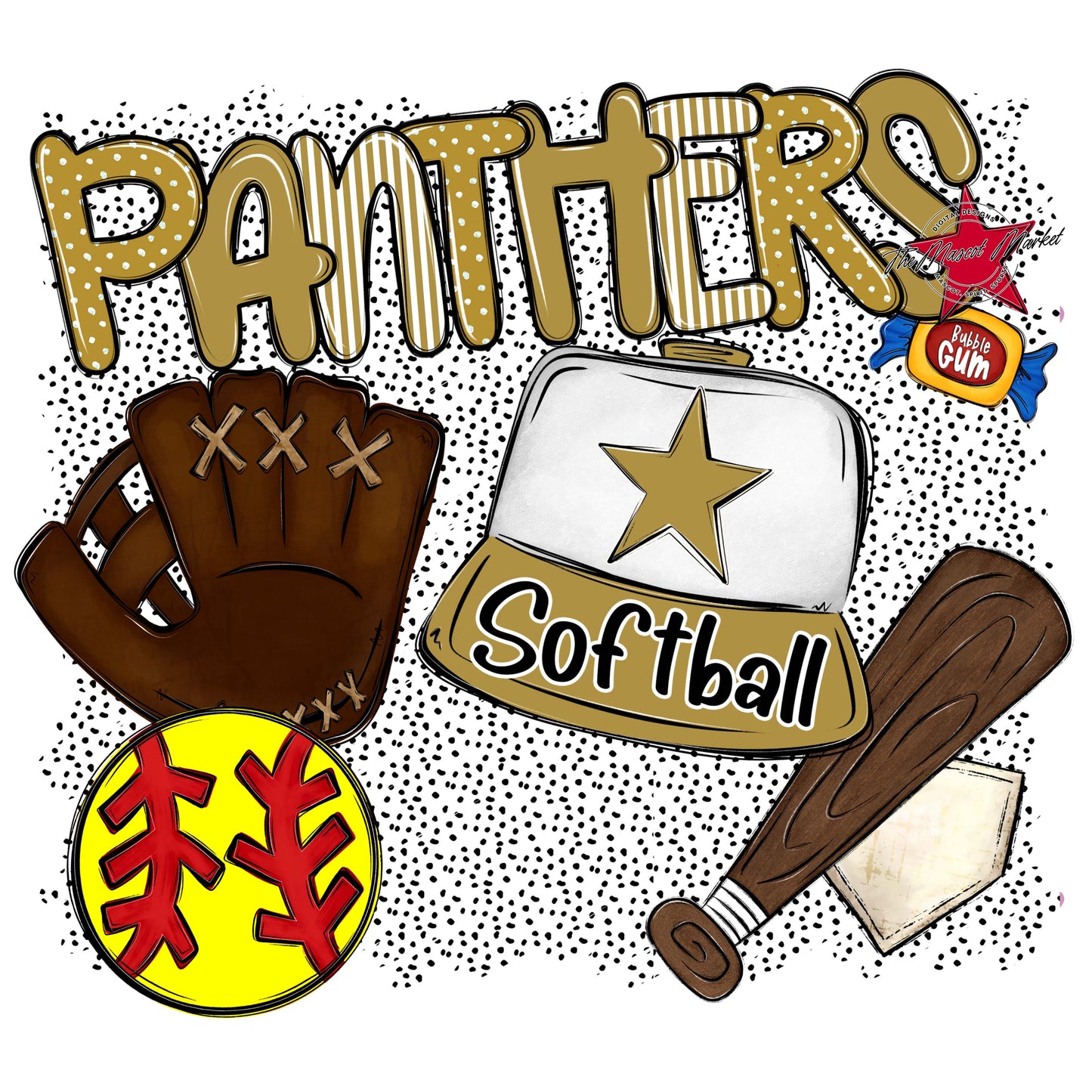 Panthers Softball Spirit-Gold