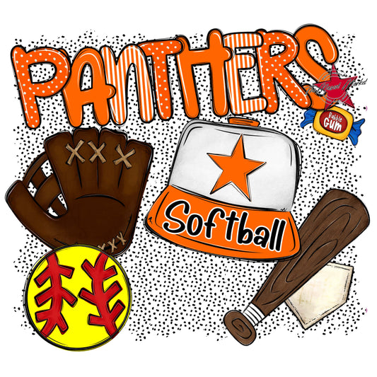 Panthers Softball Spirit-Orange