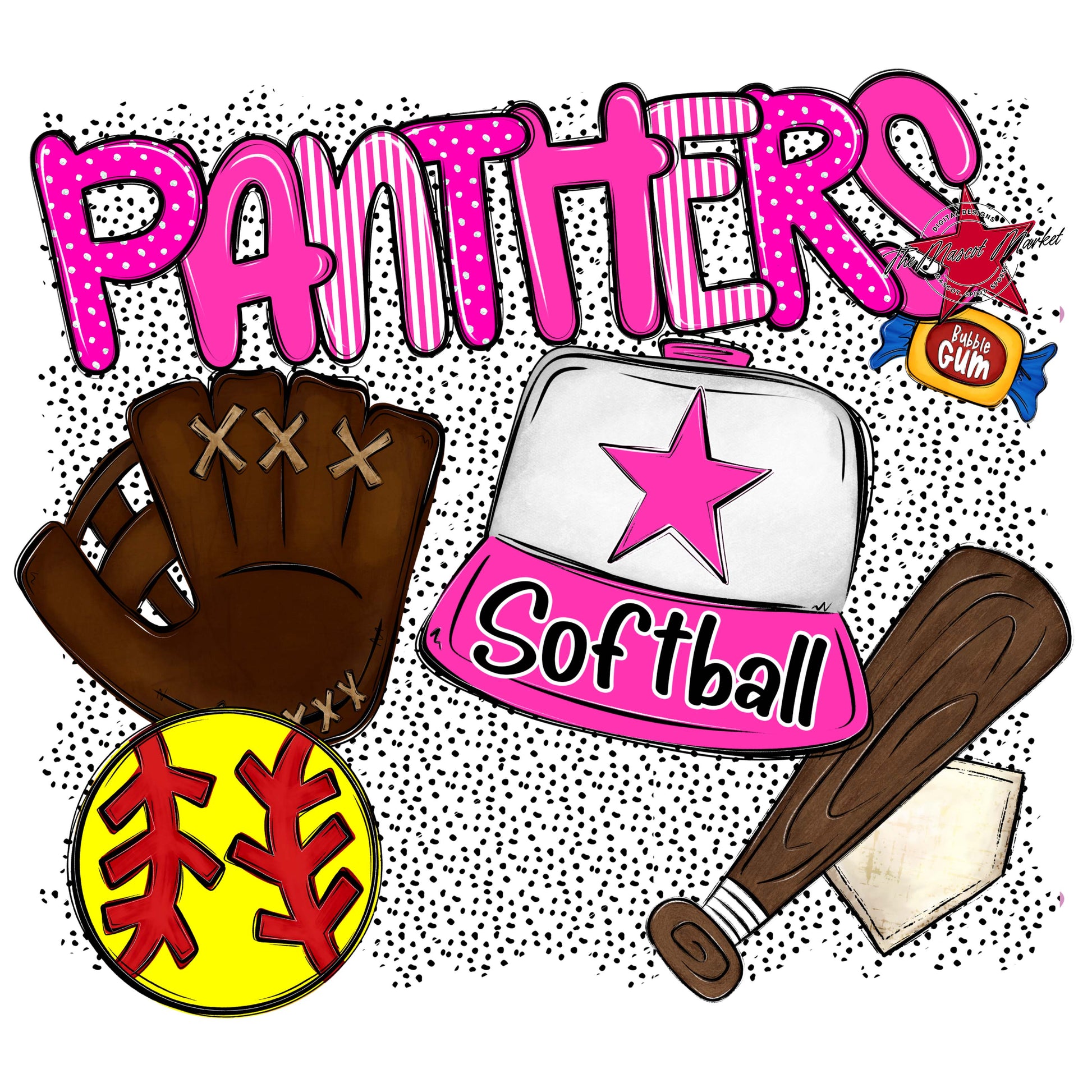 Panthers Softball Spirit-Pink