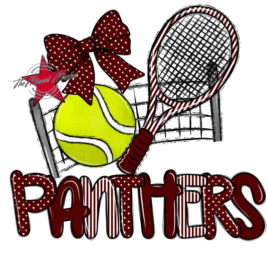 Panthers Tennis Spirit Design-Maroon