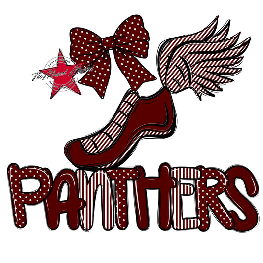Panthers Track Spirit Design-Maroon