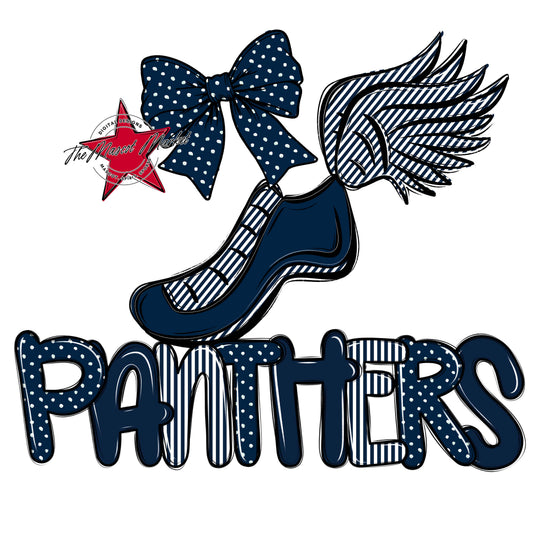 Panthers Track Spirit Design-Navy
