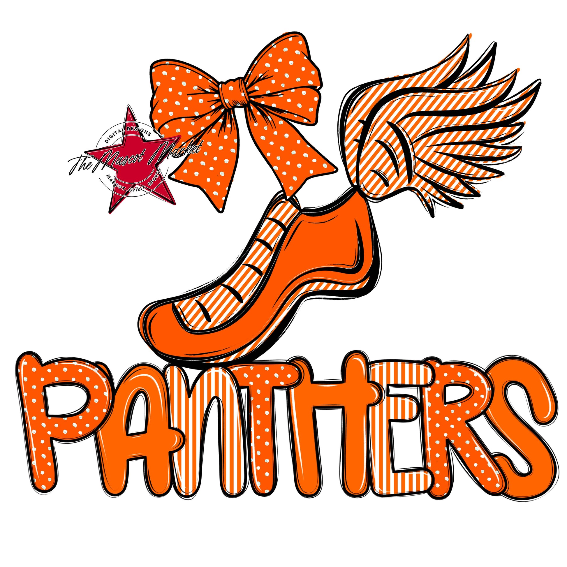 Panthers Track Spirit Design-Orange