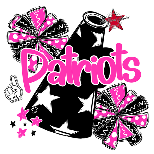 Patriots Alpha Megaphone Design-Pink