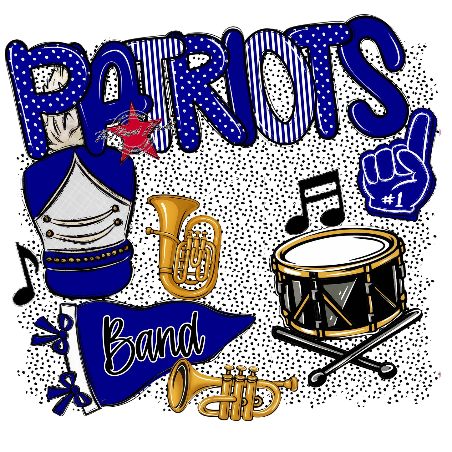 Patriots Band Spirit-Blue