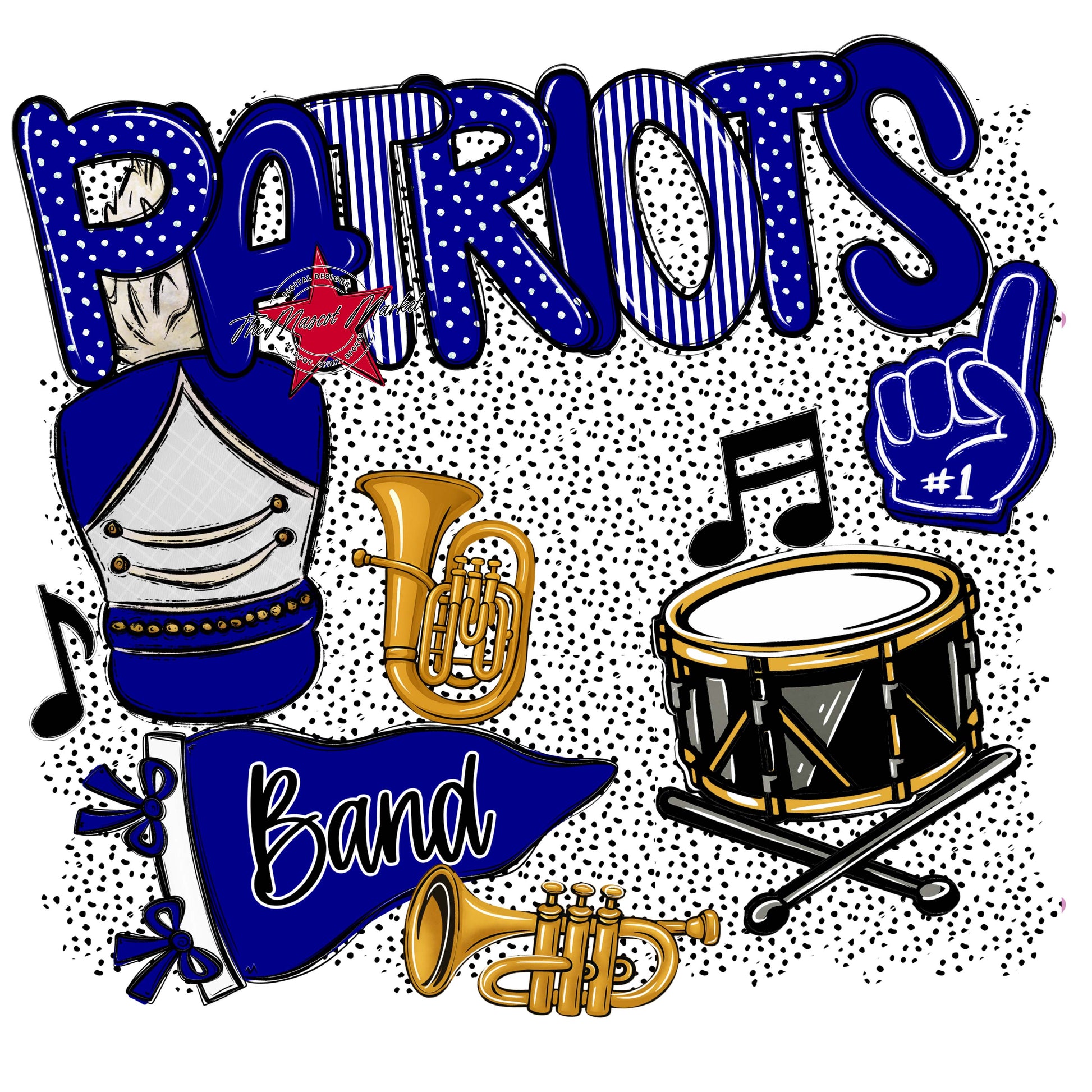 Patriots Band Spirit-Blue