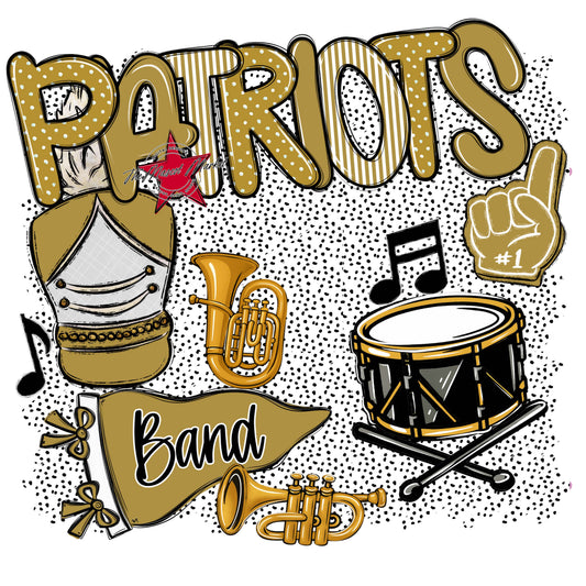 Patriots Band Spirit-Gold