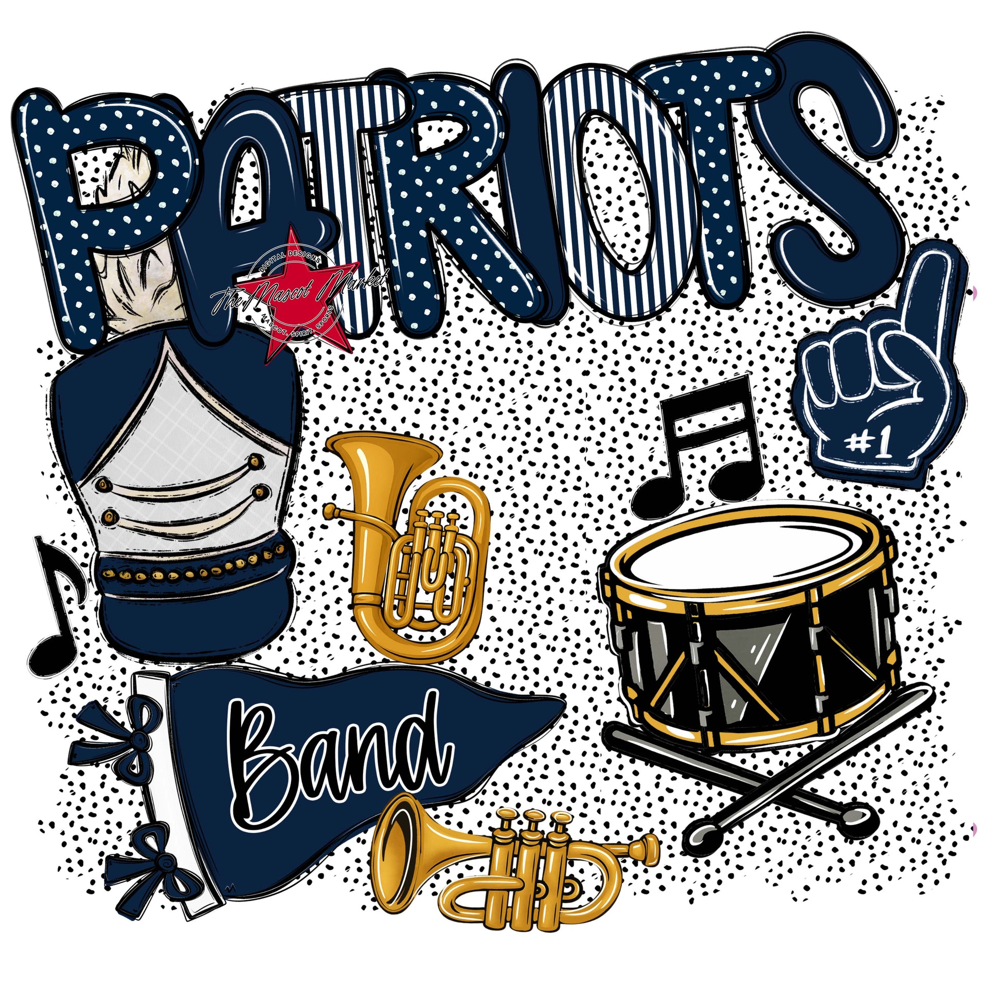 Patriots Band Spirit-Navy